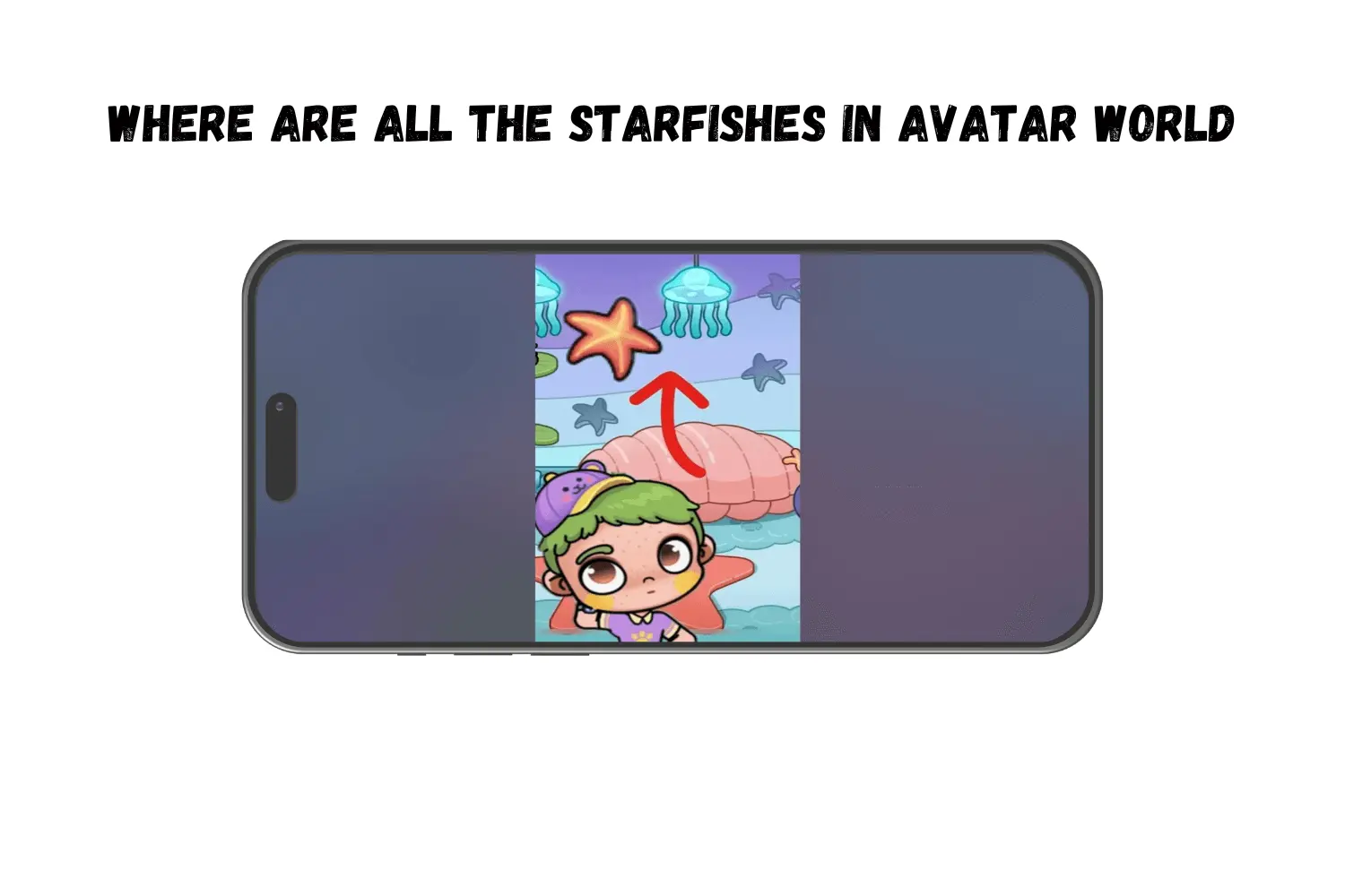 WHERE ARE ALL THE STARFISHES IN AVATAR WORLD