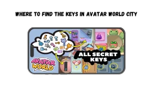 WHERE TO FIND THE KEYS IN AVATAR WORLD